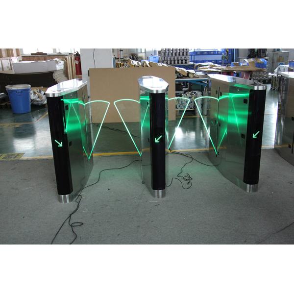 RFID Access Control High-Speed ESD Turnstile Flap Barrier Gate