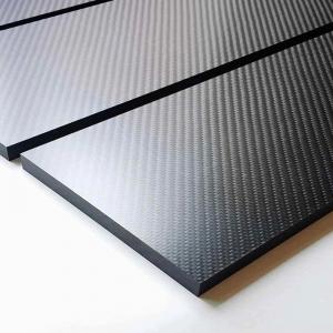 China High Hardness Board Material Twill Carbon Fiber Plate Sheet With Bright Glossy Surface wholesale