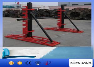 China 1900MM Width 10T Cable Drum Jacks Durable Hydraulic Reel Elevators on sale