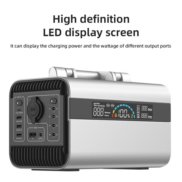 Emergency 600w Portable Solar Power Generator PWM Controller