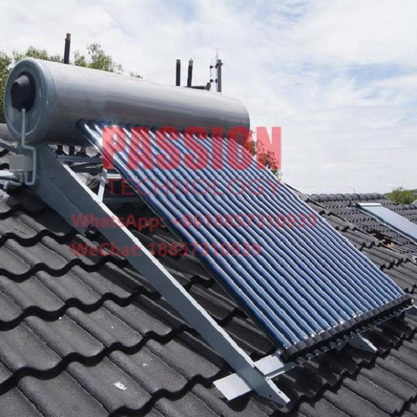 316 Stainelsss Steel 300L Solar Heating Glass Pipe Hotel Solar Water Heater