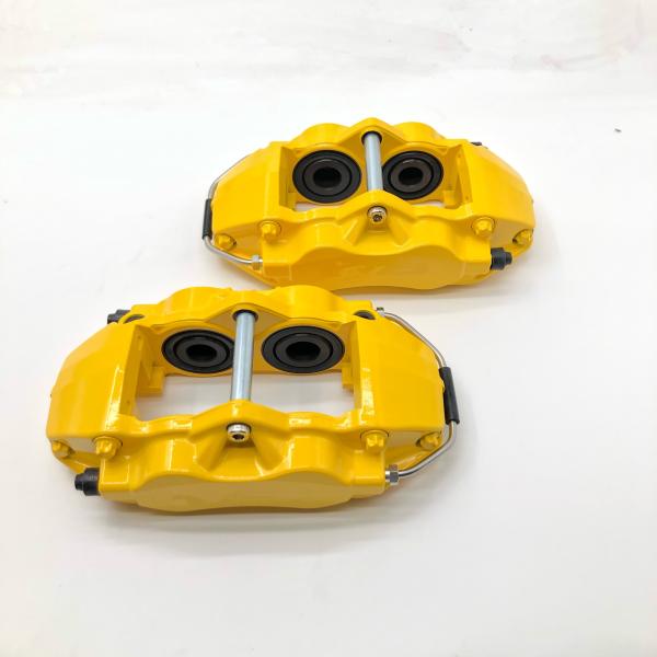 AP9200 18In Wheel Front Car Brake Kit Yellow 4 Pot Caliper 355*28mm