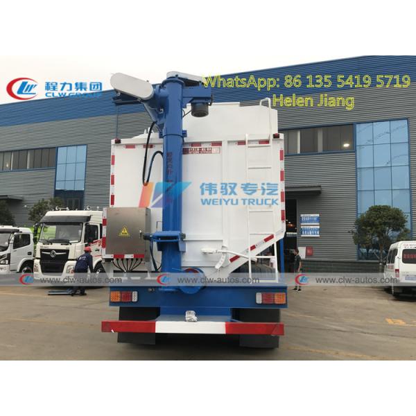 SGS 3 Axle 60M3 Bulk Feed Tanker Semi Trailer With Electric Hydraulic Auger