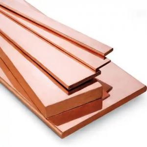 China C1100 C1200 C1220 99.9% Pure Beryllium Copper Flat Square Solid Copper Bus Bar wholesale