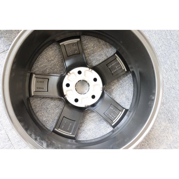 Black 7.5J Chrome Finish Alloy Wheels 5 Spoke 19 Inch Rims Volkswagen Golf 7 VII R