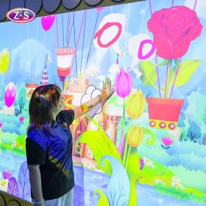 Museums AR Interactive Drawing Games Wall Display MultiChannel Fusion Technology