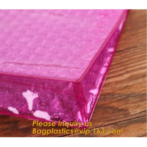 Bubble k bag/bubble slider bag/bubble zipper bag customize color size printing,Bubble Padded Bag EPE/PO Film Bag E