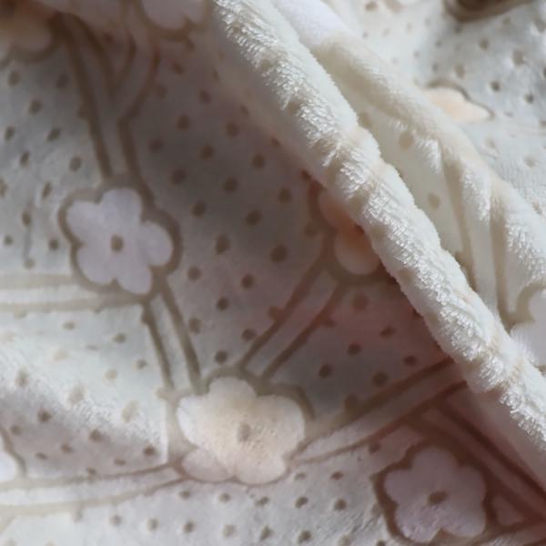 Polyester Coral Fleece Blanket Double Sided Faux Fur Bed Throw Ghost Blanket