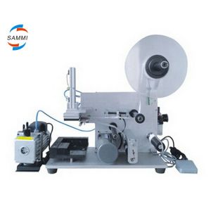China Semi-Automatic Flat Bottle Labeling Machine with 40-60pcs/min Speed and ±0.5mm Precision for High-Accuracy Labeling on sale