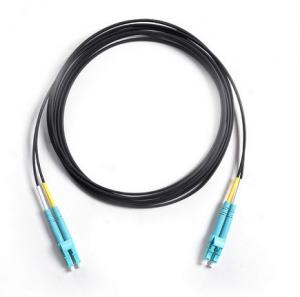 China Drop Cable Corning Optical Fiber Patch Cord LC/UPC To LC/UPC OM3 50/125 Duplex 3Mtrs LSZH on sale