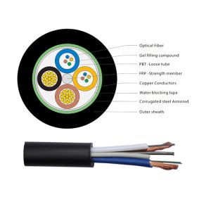 Hybrid Optical Fiber Composite Low-Voltage Cable OPLC for Power and Data