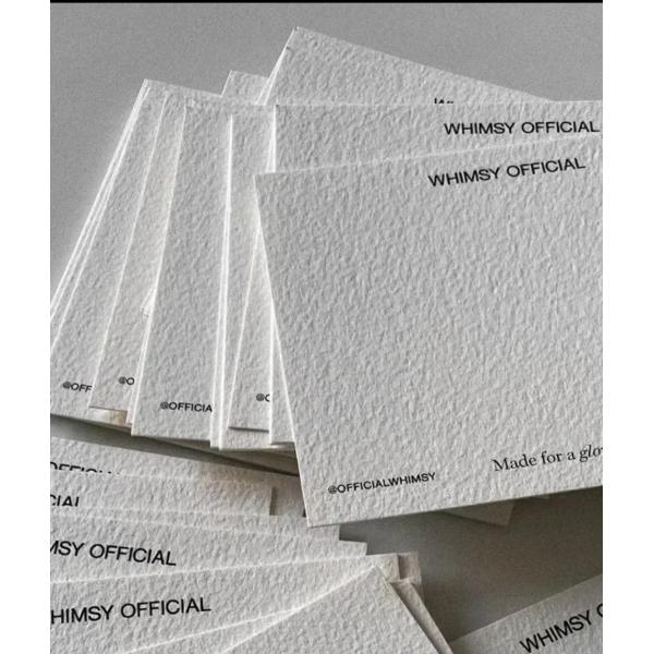 Varnishing Kraft Paper Printing Services Custom Logo Cardboard Business Card Printing