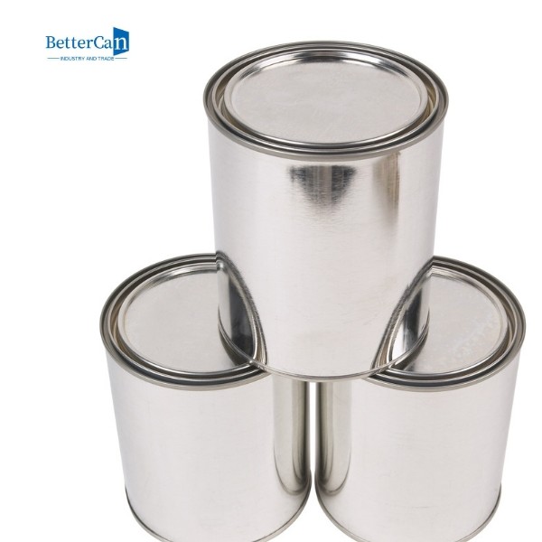 Round Paint Tin Cans Container 4L Empty Metal Gallon Paint Cans