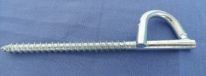 Galvanizing Steel Fiber Optic Cable Fittings Bracket Hook / Spiral Hook / Splint Hook