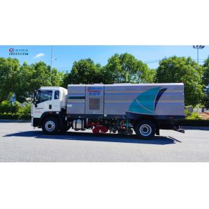 HOWO Vacuum Street Sweeper Truck Mounted Road Sweeper Manufacturers