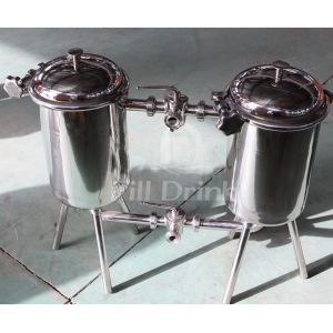 China SUS304 Sugar Syrup Filter Machine Multi Bag Filter Housing Multi Layers Fliter wholesale