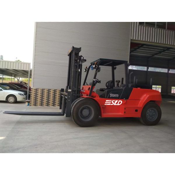 12 Ton 3000mm Heavy Lift Forklift Yuchai Or CUMMINS Engine
