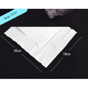 Custom Logo Wet Wipes 20x18cm Individually Wrapped Unscented