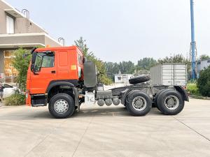 China Sino Howo 371hp Prime Mover Truck Twin Axle 50 Ton wholesale