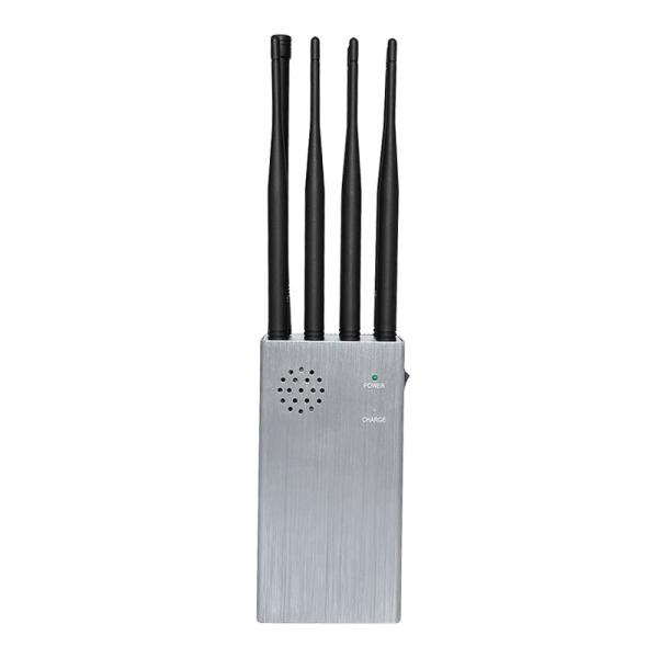 8 Antennas Portable Mobile Phone Signal Jammer with Bigger Hot Sink & Battery Blocks 2G 3G 4G 5G WIFI signals