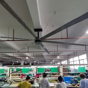 China 24ft 7.3m 6 Blades Livestock Ventilation Fans Air Cooling wholesale