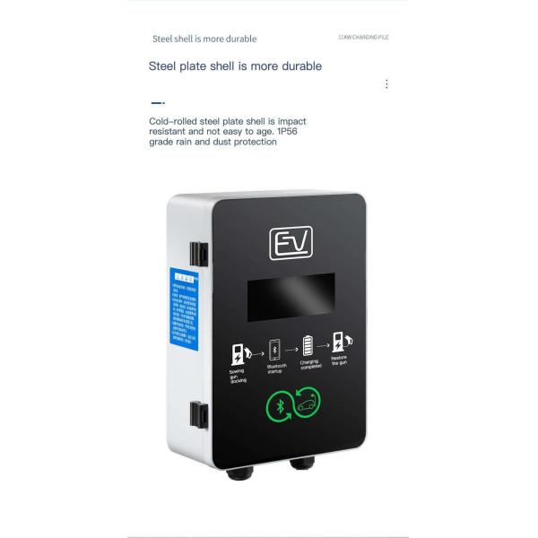 16A 32A Electric Car Wallbox AC Charger Level 2 EV Charging Station