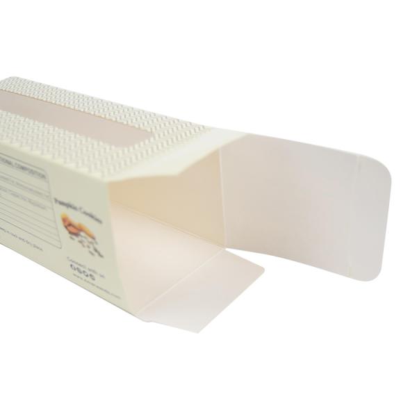 Clear Window Wedding Kraft Box Cookie Packaging Paper Box With Foldable Art Paper Type