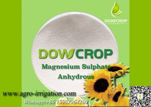 China DOWCROP HIGH QUALITY 100% WATER SOLUBLE ANHYDR SULPHATE MAGNESIUM 98.5% WHITE POWDER MICRO NUTRIENTS FERTILIZER on sale