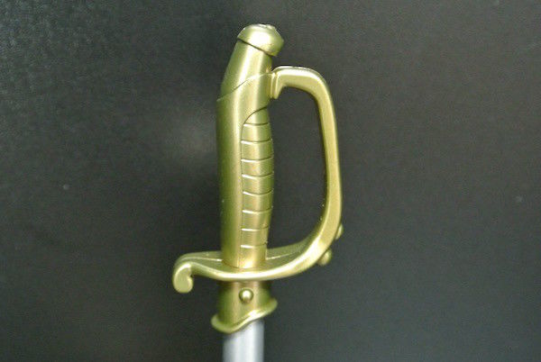 Sword Style Metal Ballpoint Pen , Customized Retractable Ballpoint Pen 18cm