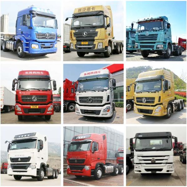 HW76 Used Howo 371 Tractor Head 6800mm 10 Wheel 6x4 Tractor Head