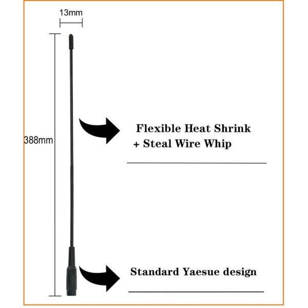 50W 50Ohm Ham Radio Cb 433mhz Antenna 27 Mhz Base Station Antenna
