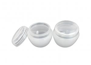 China Compact White Empty Makeup Containers Airless Cream Jar Corrosion Resistant on sale