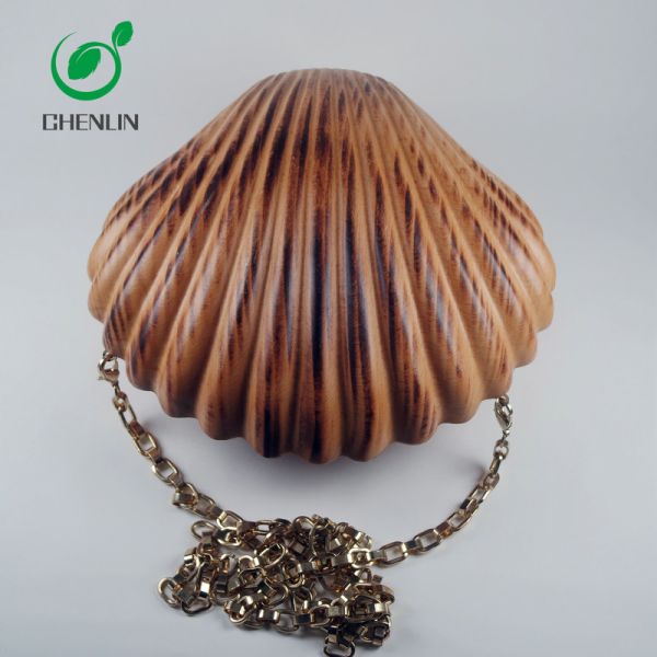 Innovative Design Wooden Shoulder Bag Evening Clutches For Weddings