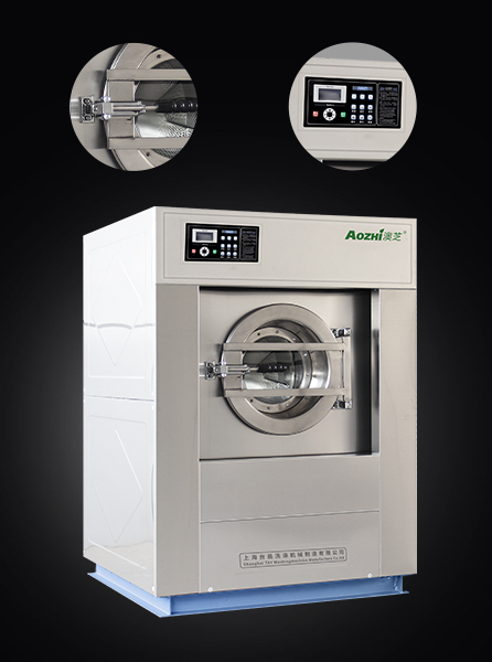 2025 Hot Sale Durable Fully Automatic 20kg Washer Extractor PLC Controller Real-time Monitoring High Efficiency Washing Machine