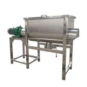 China Stainless Steel 304 Ribbon Blender Machine Industrial Paint Mixer Horizontal Feed wholesale