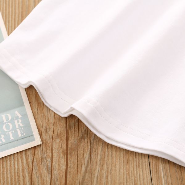 90cm 35in Children'S Outfit Sets Polyester Long Sleeve Shirts Leopard Print Suit