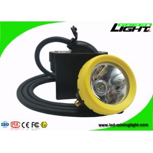 1.65m Cable Length Cordless Cap Lamp Mining Over 18 Hours Continous Discharge