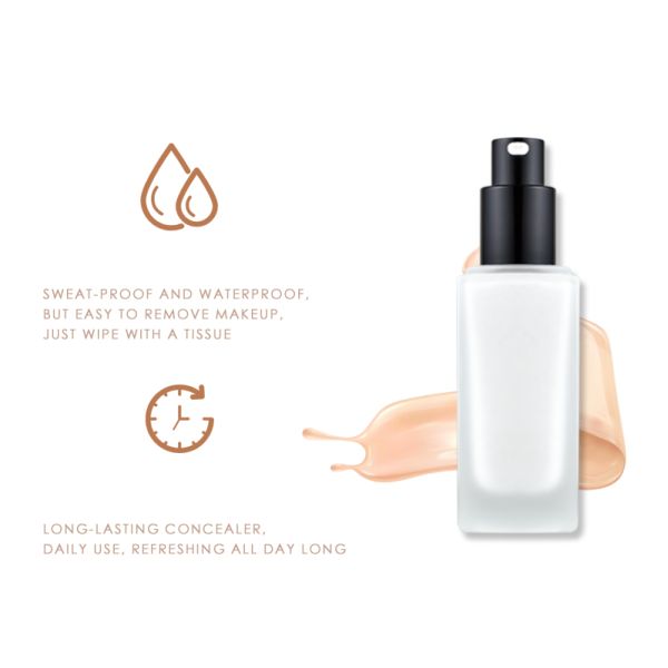 Color Changing Foundation OEM Waterproof Matte Foundation ODM Cosmetics