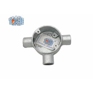 China Oem Design Conduit Galvanized Fittings Malleable IronTee Circular Electrical Box wholesale