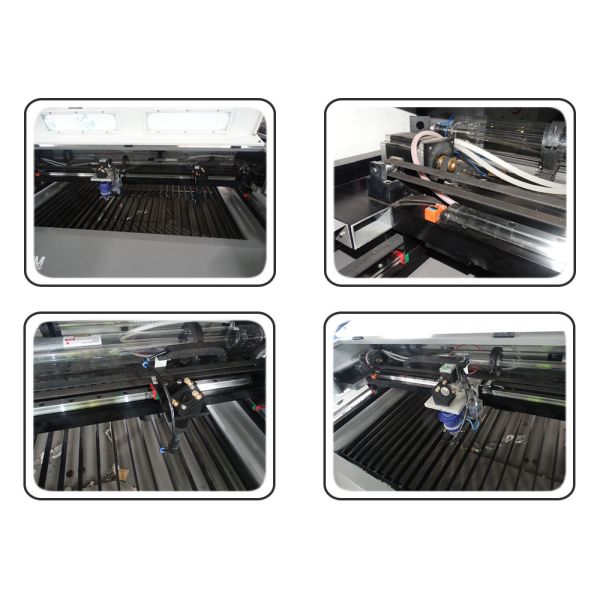 Double Heads Fabric Acrylic Laser Cutting Machine With RD 6332M Control System