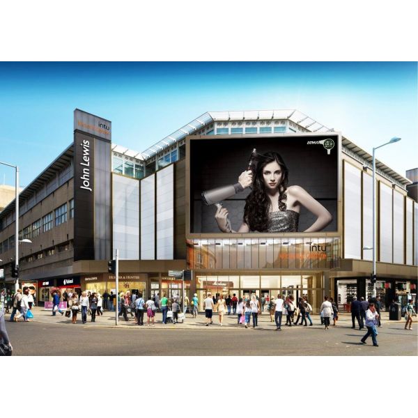 P8 DIP Outdoor Fixed LED Display RGB 8000nits Front Maintenance