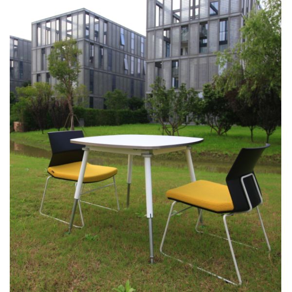 china factory good quality new high tech european modern design metal frame executive office desk with side table