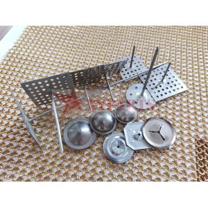 China HVAC Accessories Shipbuildings Galvanized Steel Insulation Pins With Washers on sale