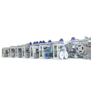 China Small Scale Fully Automatic Baby Diaper Making Machine wholesale