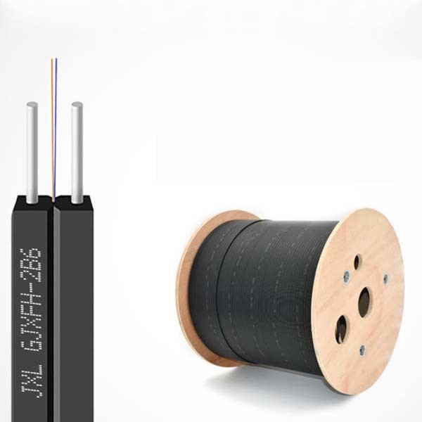 GJXFH Butterfly Non Metallic FTTH Drop Cable broadband 2 Core Optical Fiber Cable