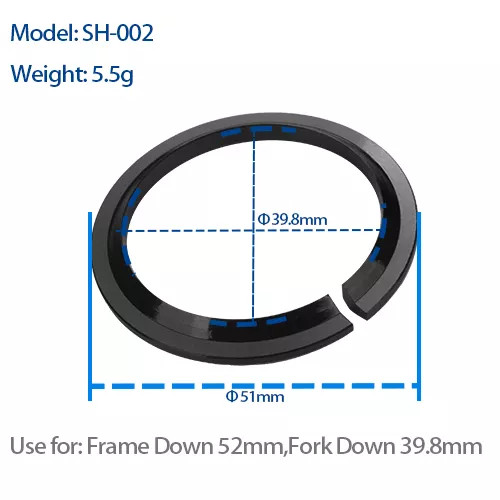 Mountain Road Bike Spare Parts Fork Headset Washer Bearings Heatparts