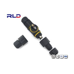 T Type Cable Splitter Connectors Waterproof Plug 3 Way IP68 Power Connector
