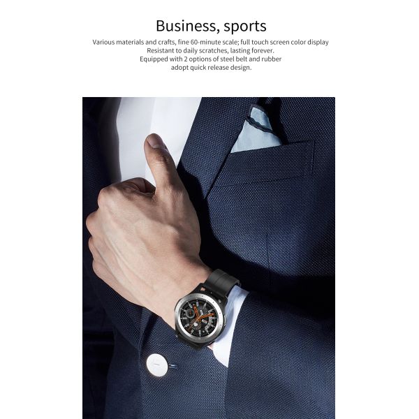 Newest Fitness Tracker Digital Sports Steel Strap Calling Music Android IOS Ip67 Watch