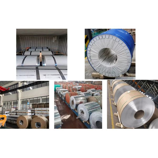 1000mm Aluminum Foil Coils In Roll Hot Rolled 8mm