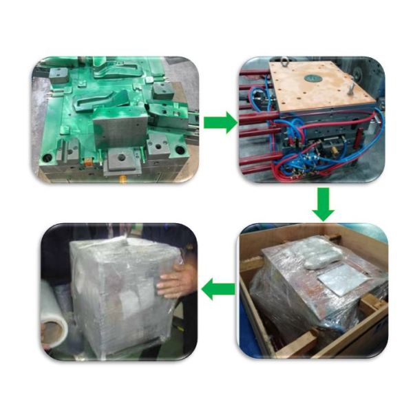 ISO9001 1.2311 4 Cavity Mold For Plastic Injection Moulding Parts